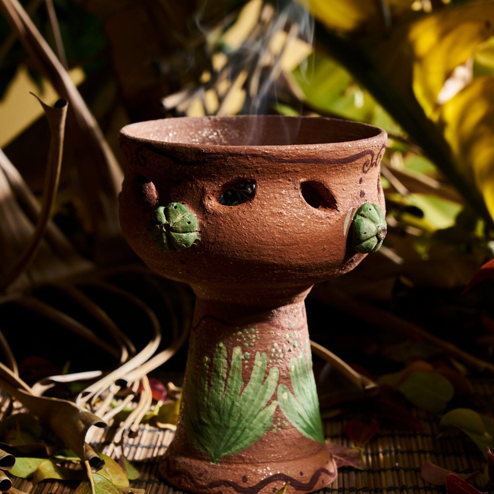 Sahumadoras Copaleras en cerámica